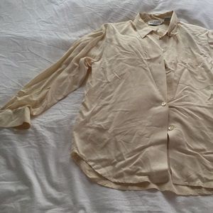 Women's 100% silk blouse size 8 P